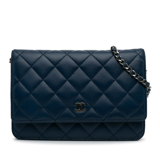 Chanel Classic Lambskin Wallet on Chain (SHG-bkhKaU) Crossbody
