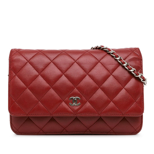Chanel Classic Lambskin Wallet on Chain (SHG-QiIFM3) Crossbody