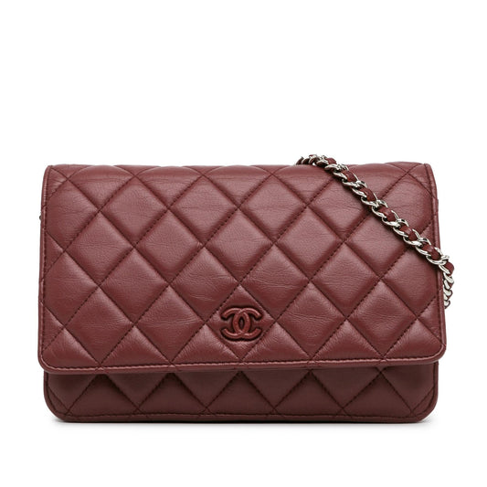 Chanel Classic Lambskin Wallet on Chain (SHG-nYZQLp) Crossbody