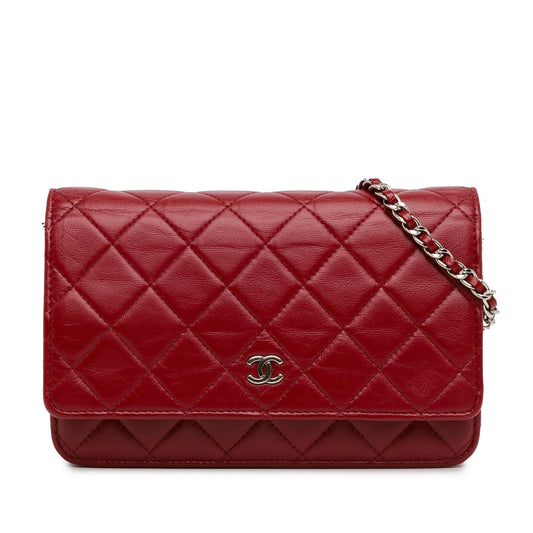 Chanel Classic Lambskin Wallet on Chain (SHG-0gCDCg) Crossbody