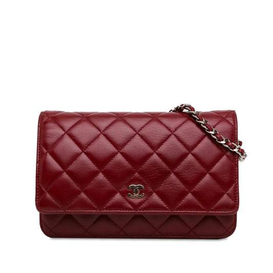 Chanel Classic Lambskin Wallet on Chain (SHG-9PvS2m) Crossbody