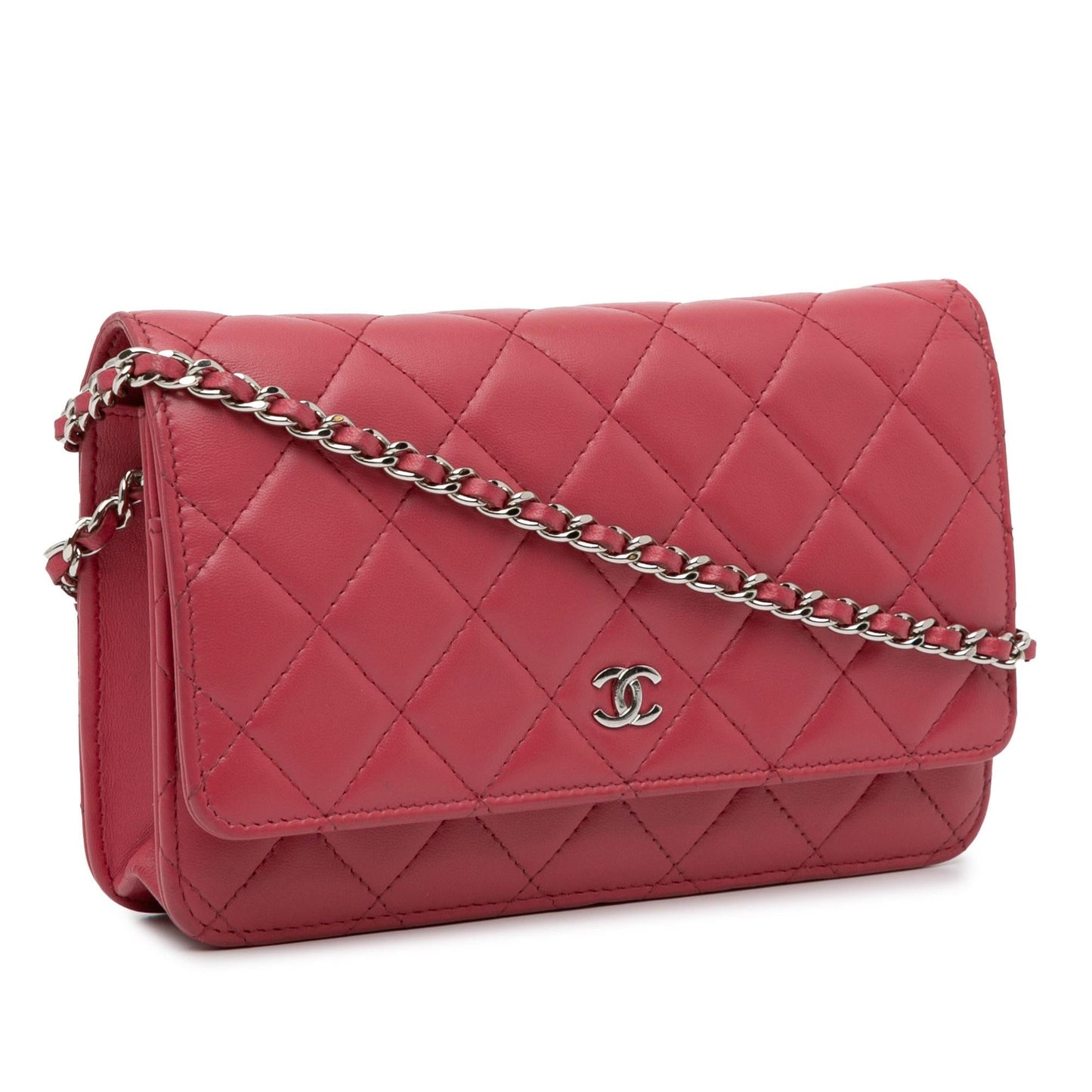 Chanel Classic Lambskin Wallet on Chain (SHG-kmkl8K) Crossbody