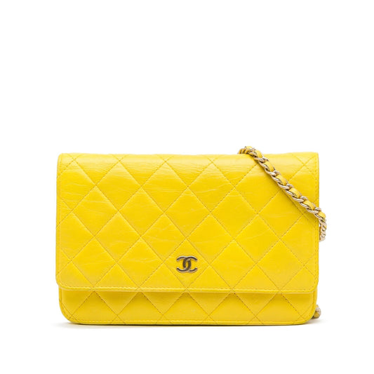 Chanel Classic Lambskin Wallet on Chain (SHG-G9NRRr) Crossbody