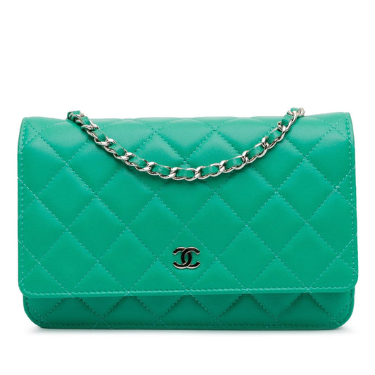 Chanel Classic Lambskin Wallet on Chain (SHG-btLSIe) Crossbody