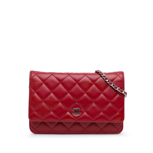 Chanel Classic Lambskin Wallet on Chain (SHG-9jdyPo) Crossbody