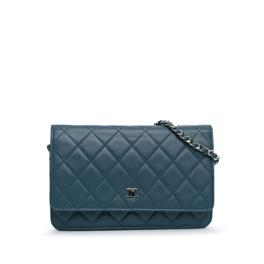 Chanel Classic Lambskin Wallet on Chain (SHG-fxeulc) Crossbody