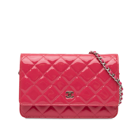 Chanel Classic Patent Wallet On Chain (SHG-A2wDHs) Crossbody