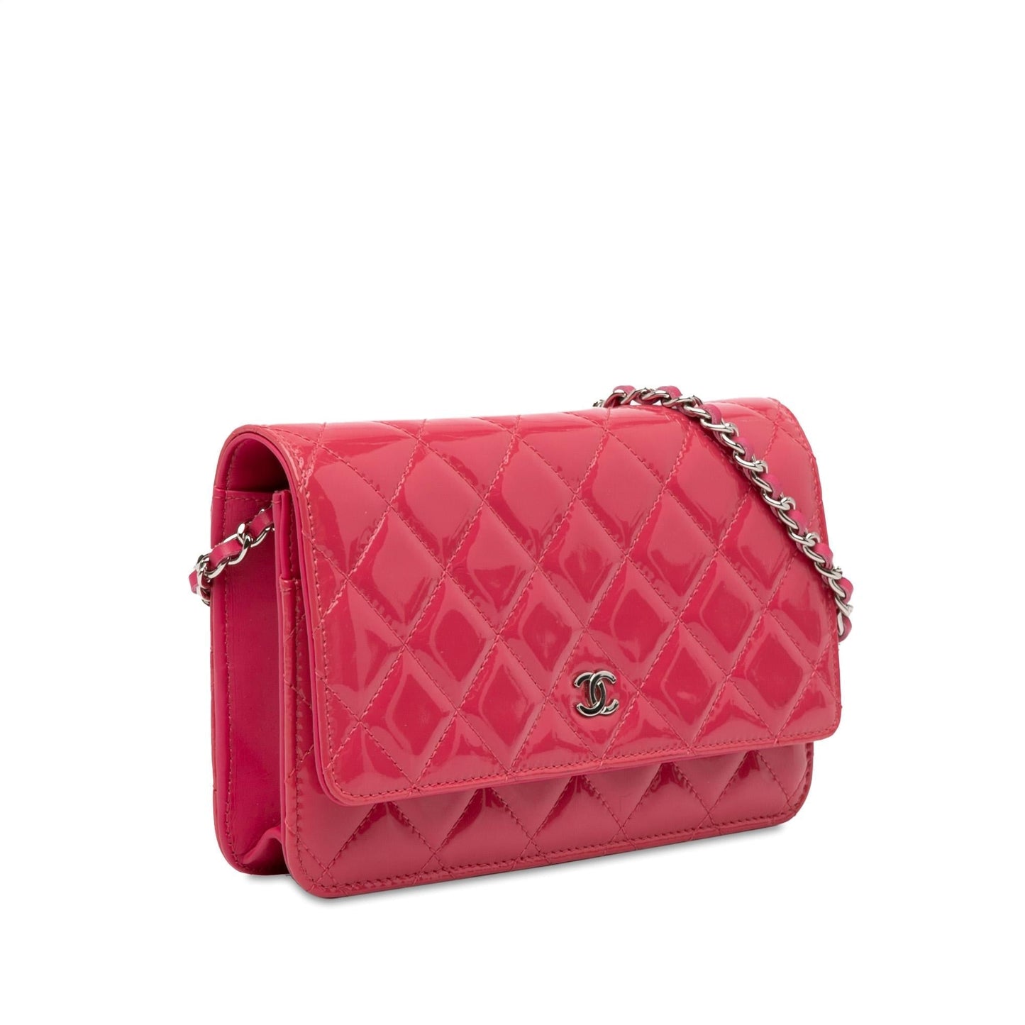 Chanel Classic Patent Wallet On Chain (SHG-A2wDHs) Crossbody