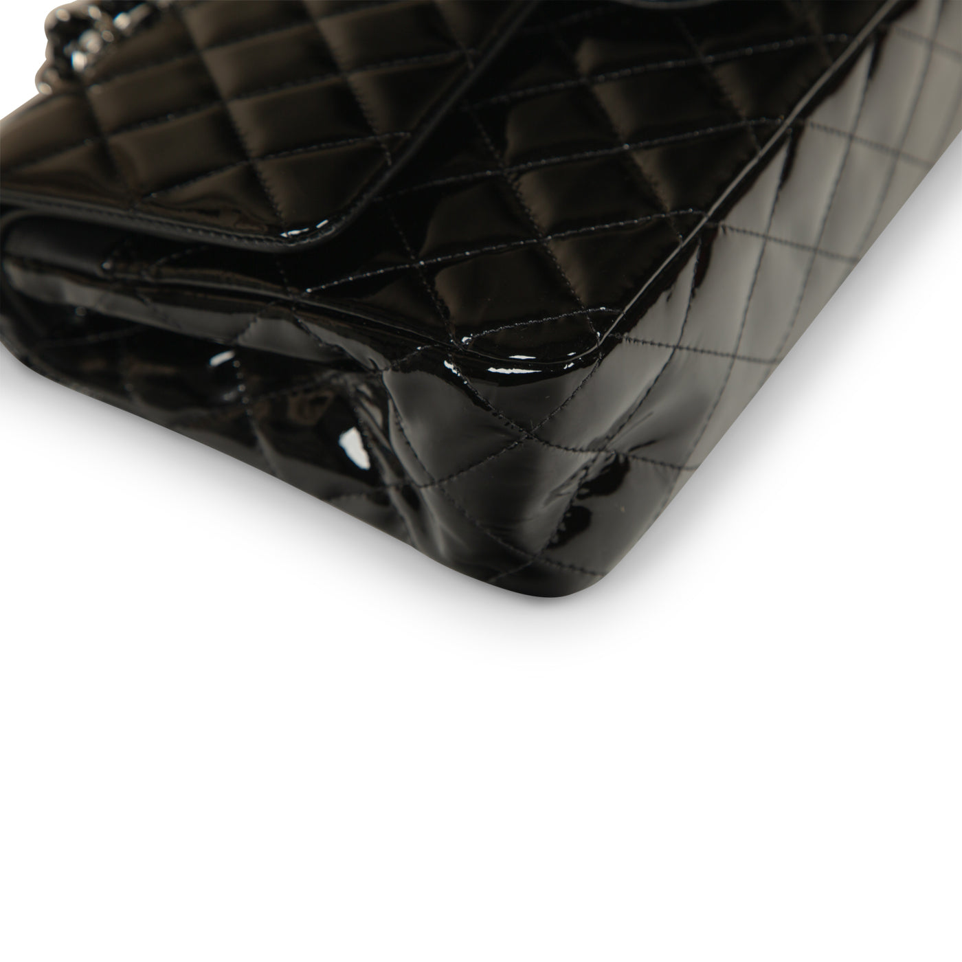 Chanel Classic Flap Bag - Medium - Patent Black