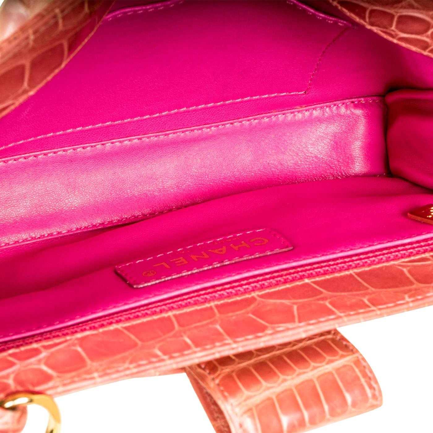 Chanel Pouch on Chain - Crocodile