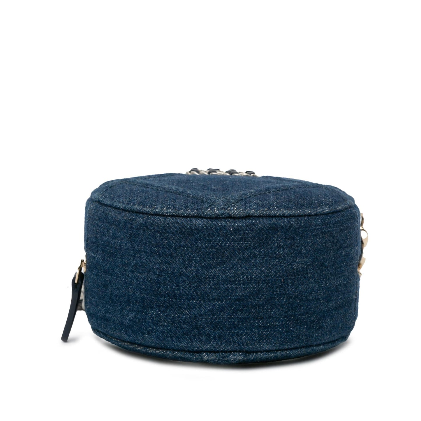 Chanel Denim 19 Round Clutch with Chain (SHG-fQ2FVc)
