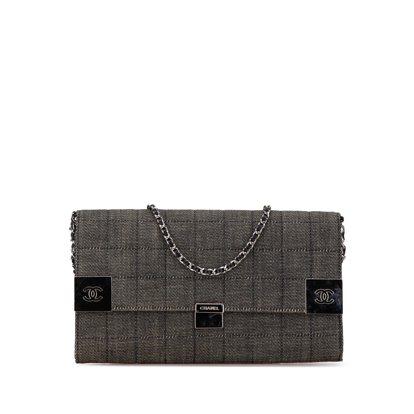 Chanel Choco Bar Chain Flap (SHG-rispJa) Shoulder Bag