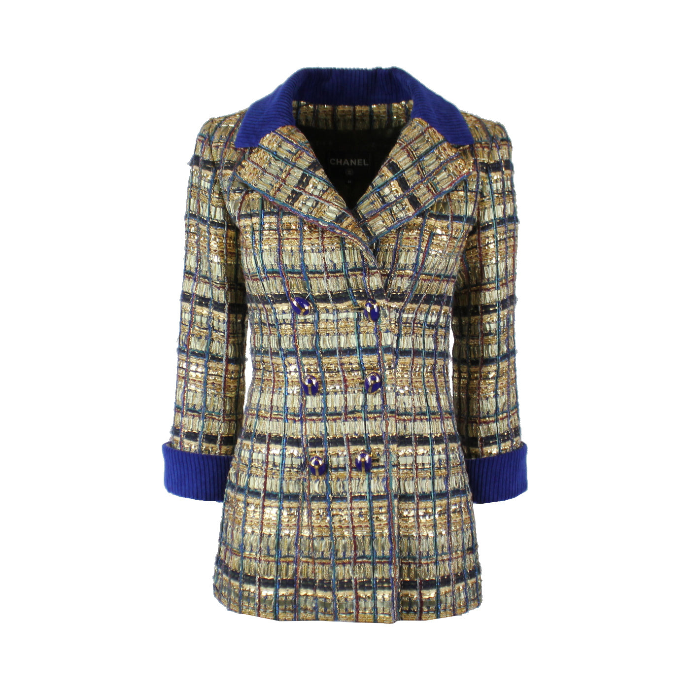 CHANEL EGYPT COLLECTION GOLD RUNWAY TWEED JACKET Handbag