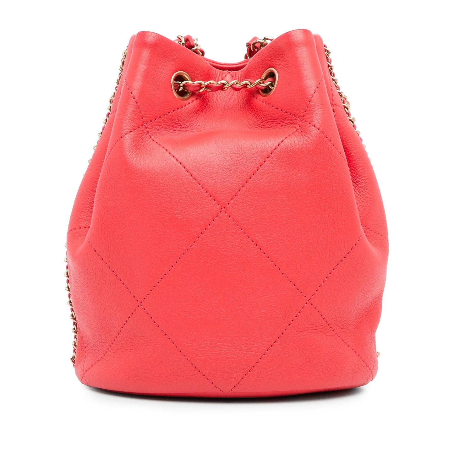 Chanel Entwined Chain Drawstring Bucket (SHG-j3tiCD)