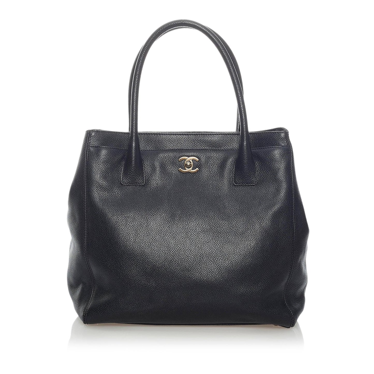 Chanel Executive Cerf Leather Handbag (SHG-33477)