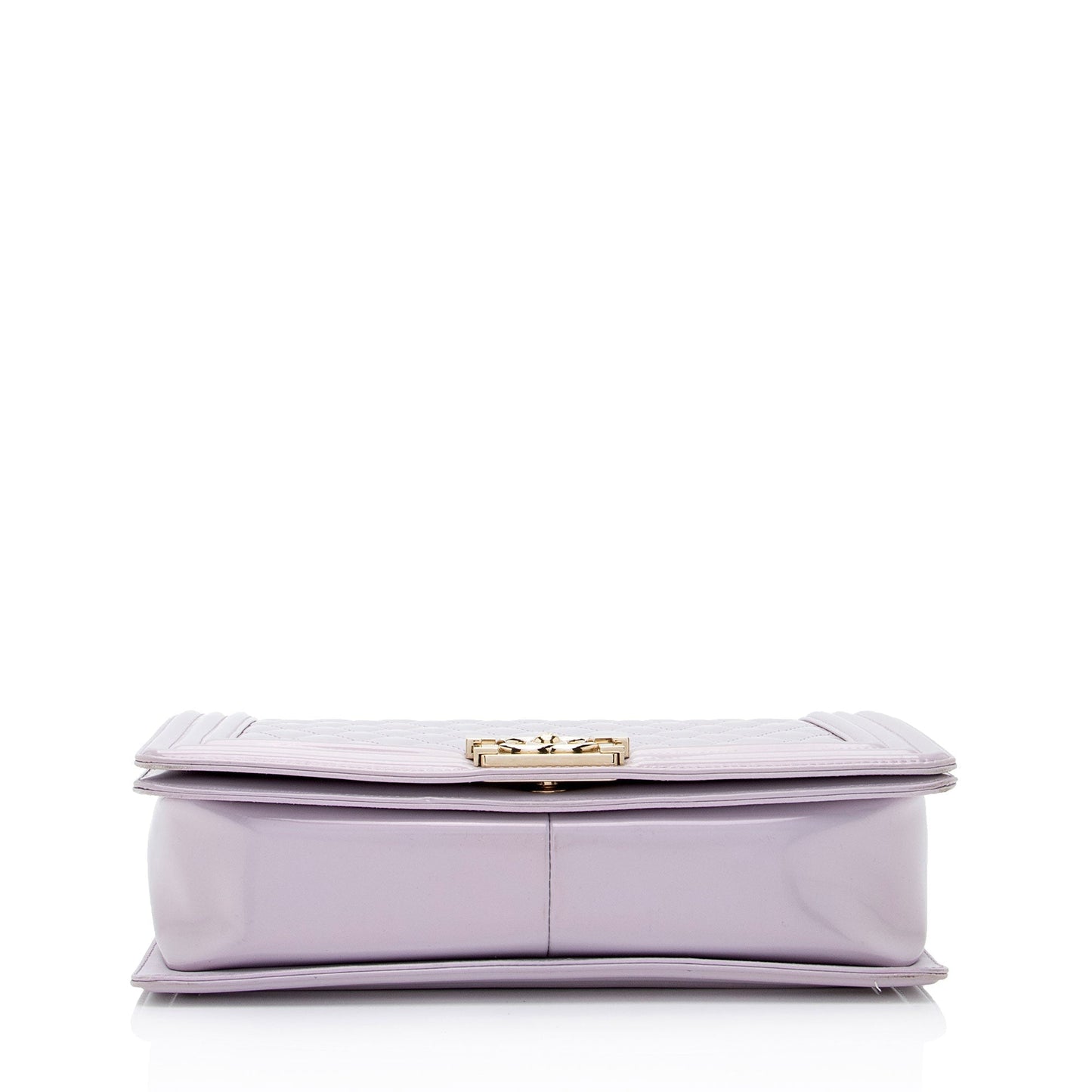 Chanel Patent Leather New Medium Boy Bag