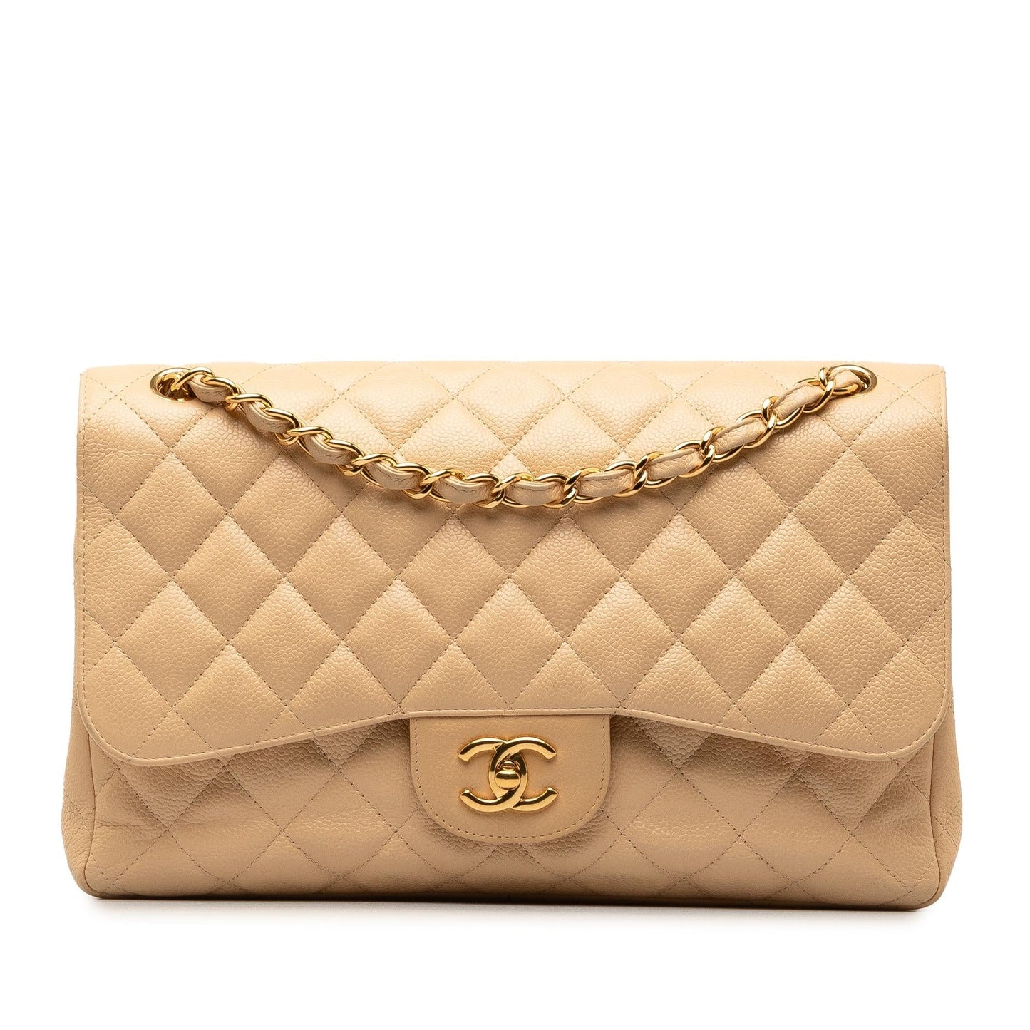 Chanel Jumbo Classic Caviar Double Flap (SHG-TG68Ji) Shoulder Bag