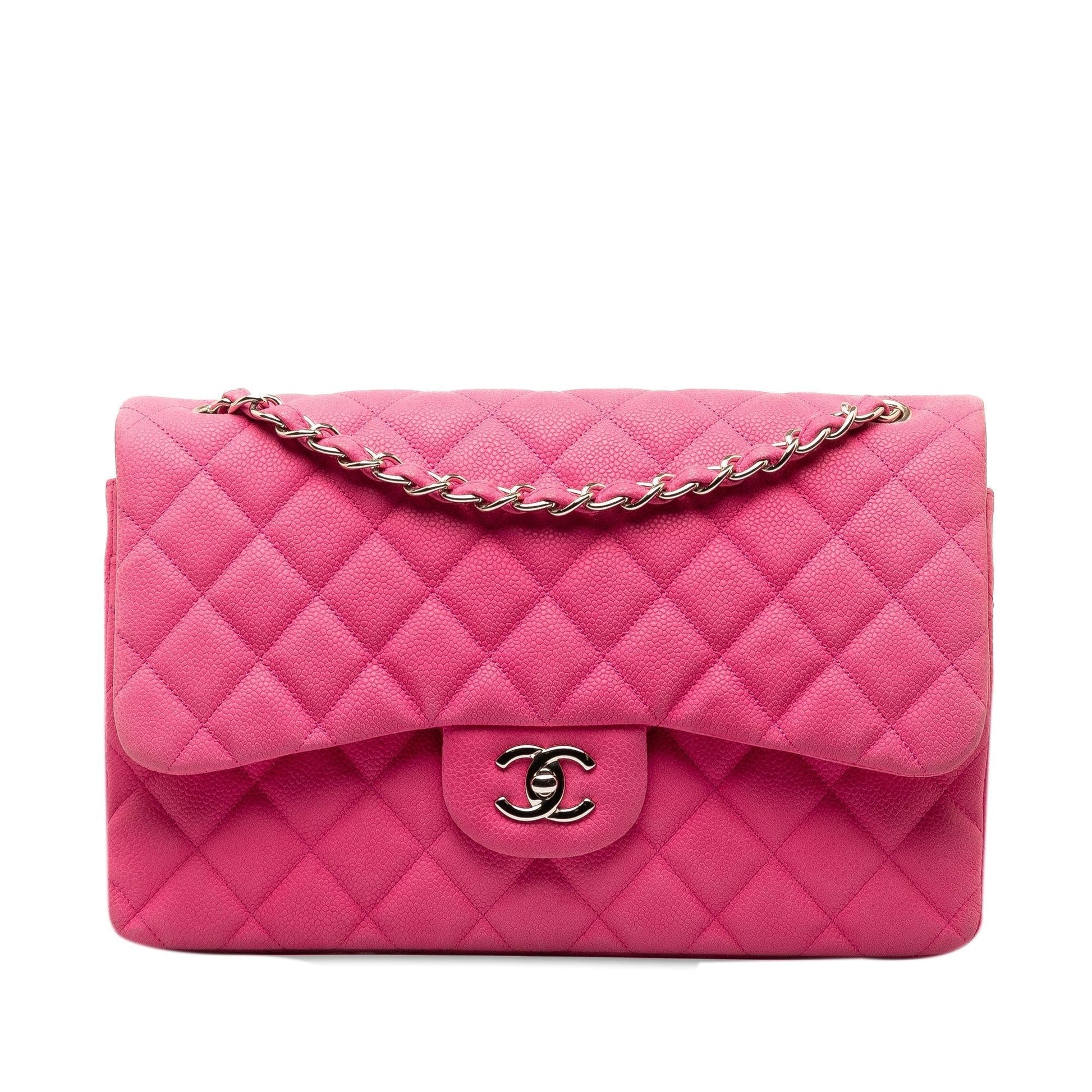 Chanel Jumbo Classic Caviar Double Flap (SHG-AaClhK) Shoulder Bag