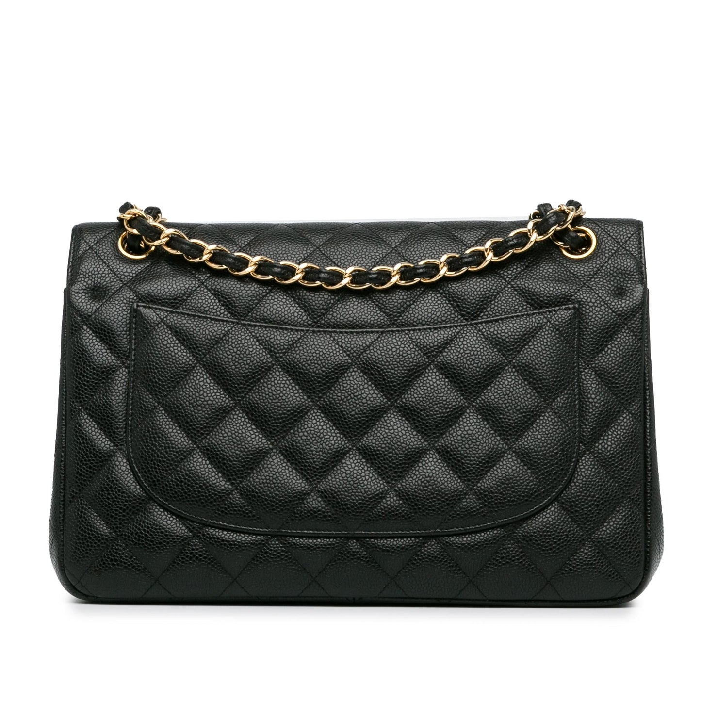 Chanel Jumbo Classic Caviar Double Flap (SHG-sybvnq)