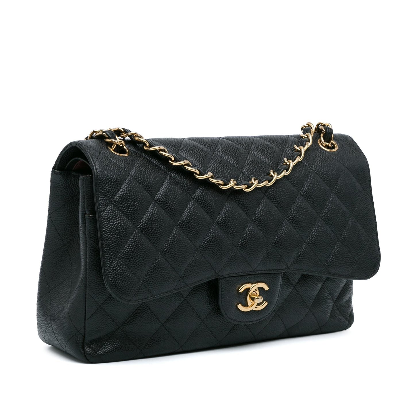 Chanel Jumbo Classic Caviar Double Flap (SHG-DrtEqA) Shoulder Bag