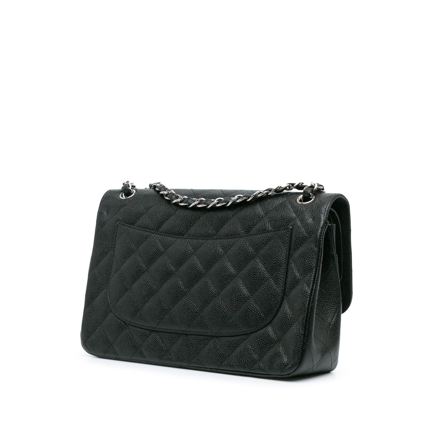 Chanel Jumbo Classic Caviar Double Flap (SHG-5svgjl)