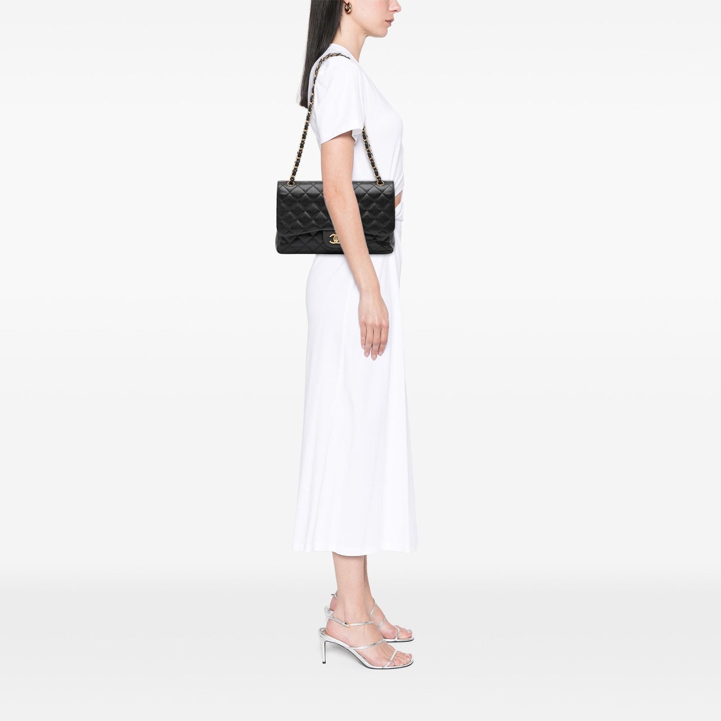Chanel Jumbo Classic Caviar Double Flap