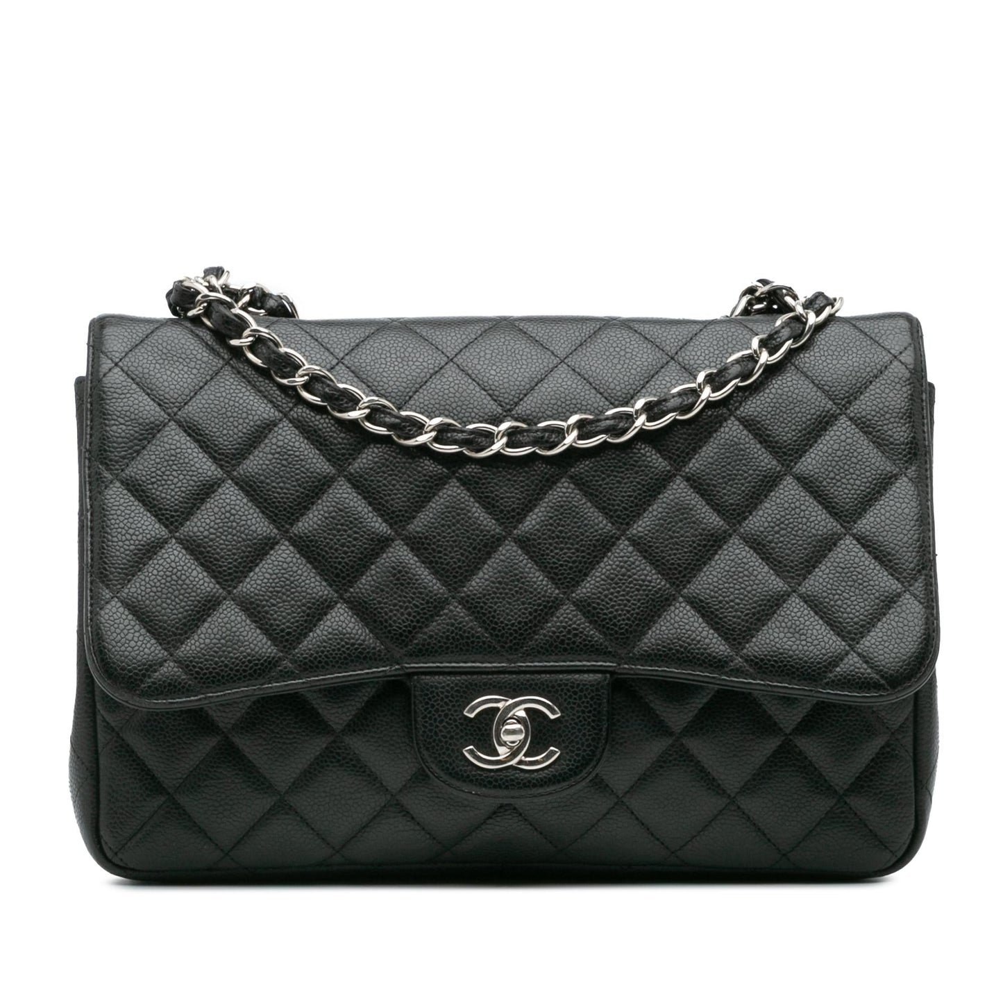 Chanel Jumbo Classic Caviar Single Flap