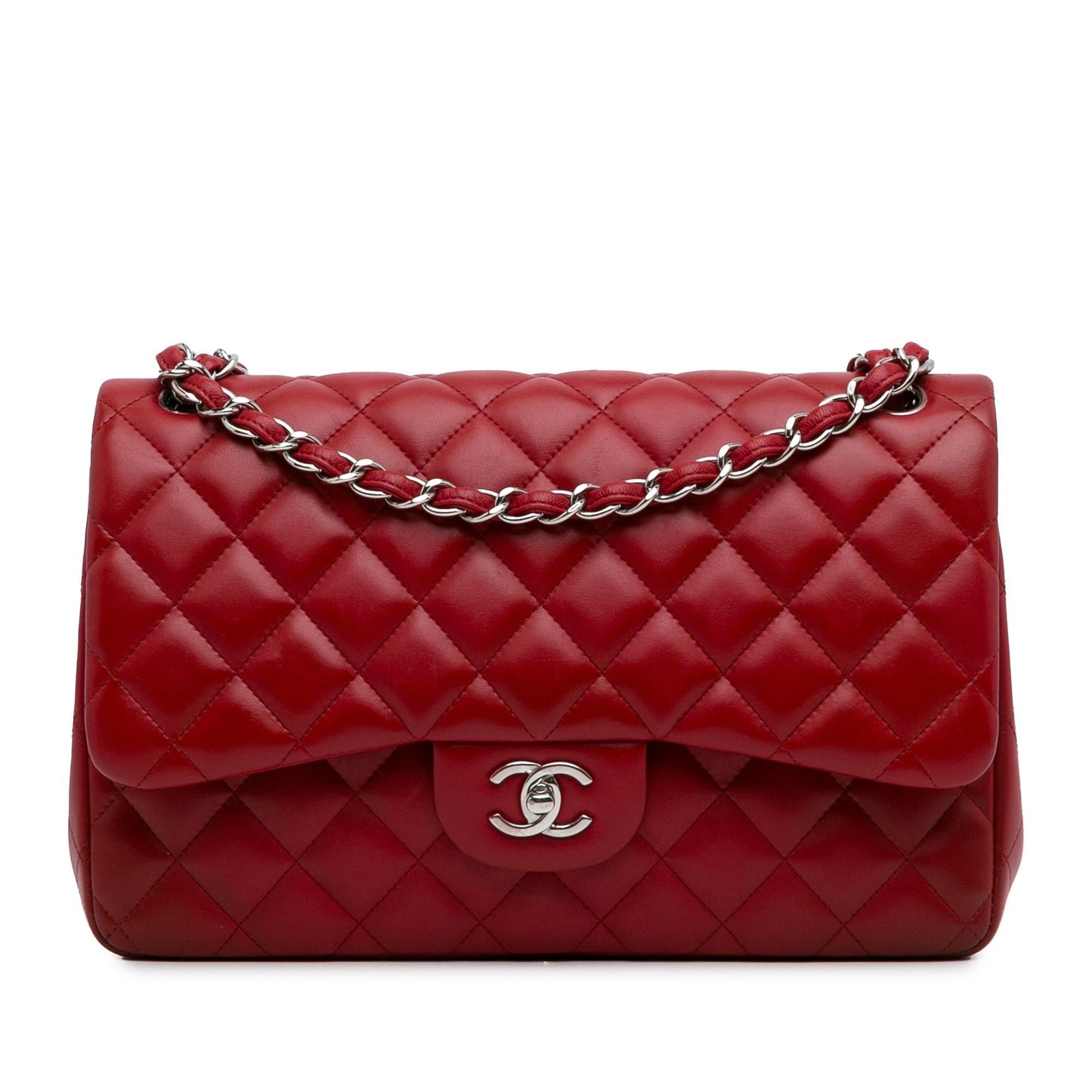 Chanel Jumbo Classic Lambskin Double Flap (SHG-ksAdvm) Shoulder Bag