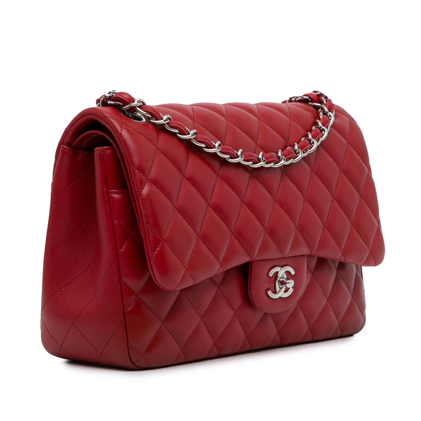 Chanel Jumbo Classic Lambskin Double Flap (SHG-ksAdvm) Shoulder Bag