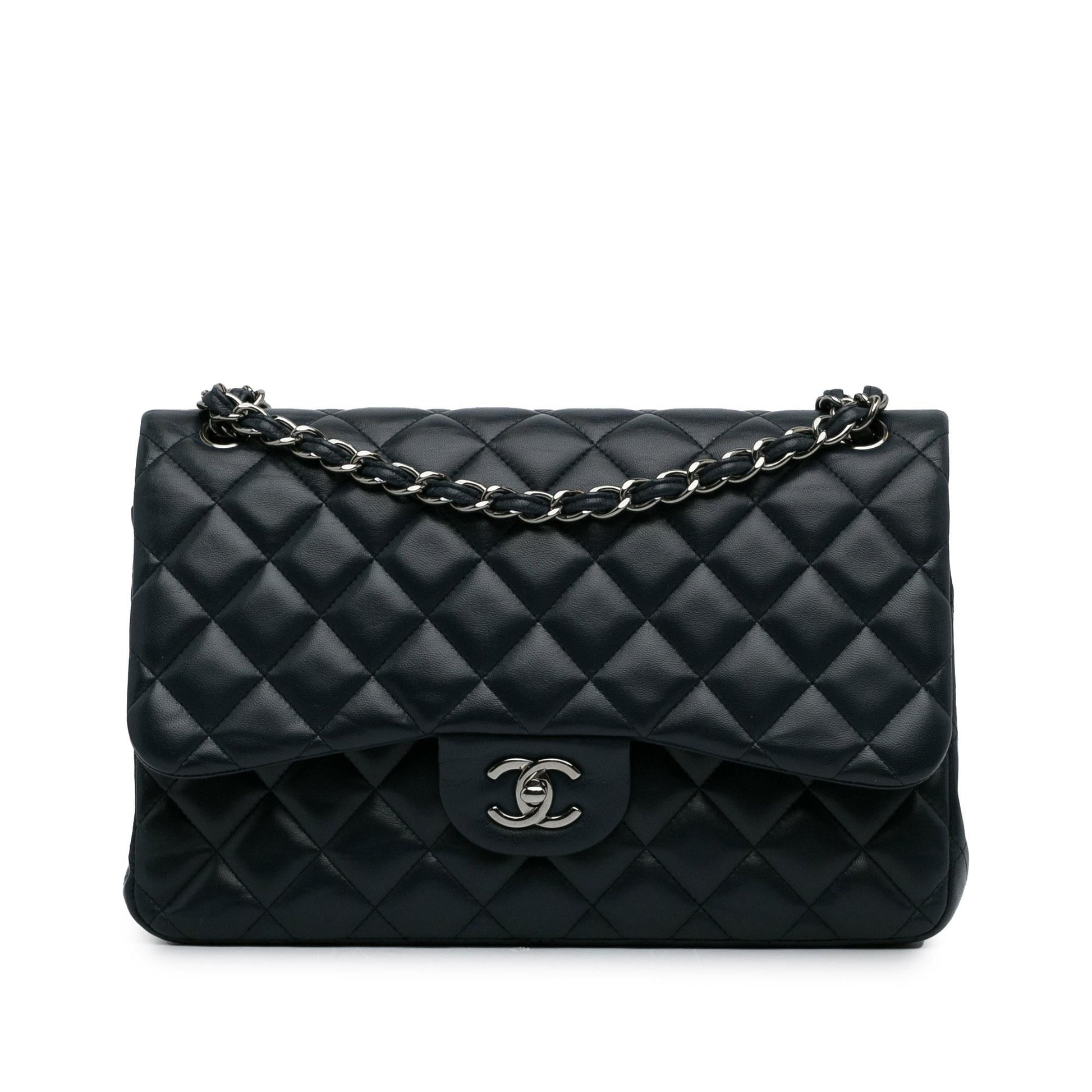 Chanel Jumbo Classic Lambskin Double Flap (SHG-BuJDKE) Shoulder Bag