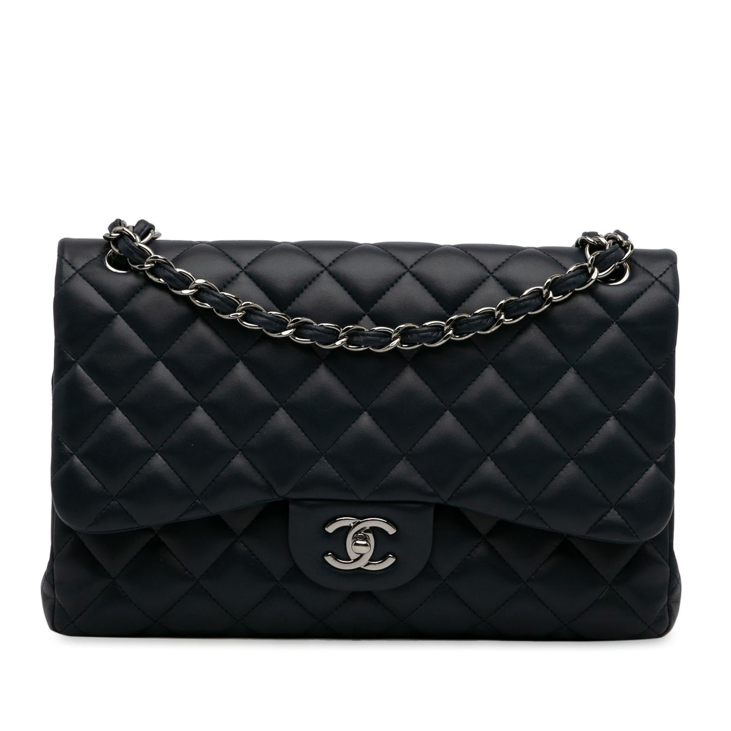 Chanel Jumbo Classic Lambskin Double Flap (SHG-6ybnBt) Shoulder Bag