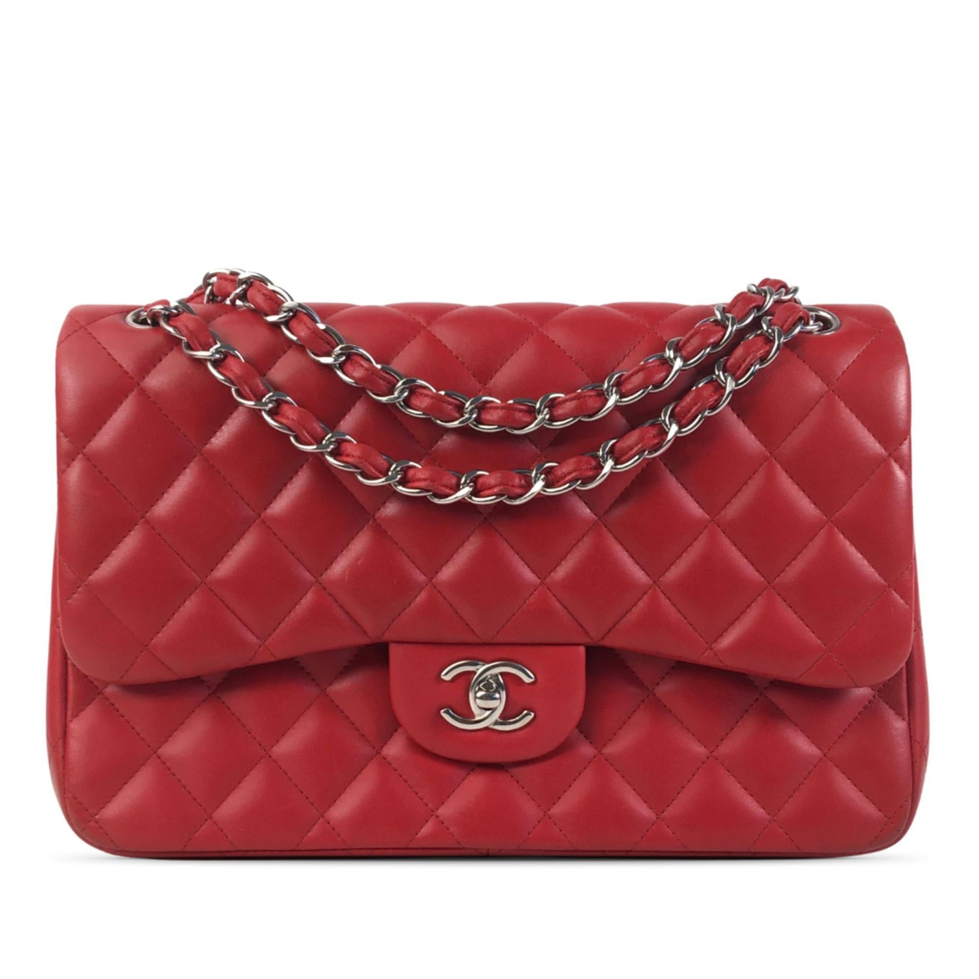 Chanel Jumbo Classic Lambskin Double Flap (SHG-430UAz) Shoulder Bag