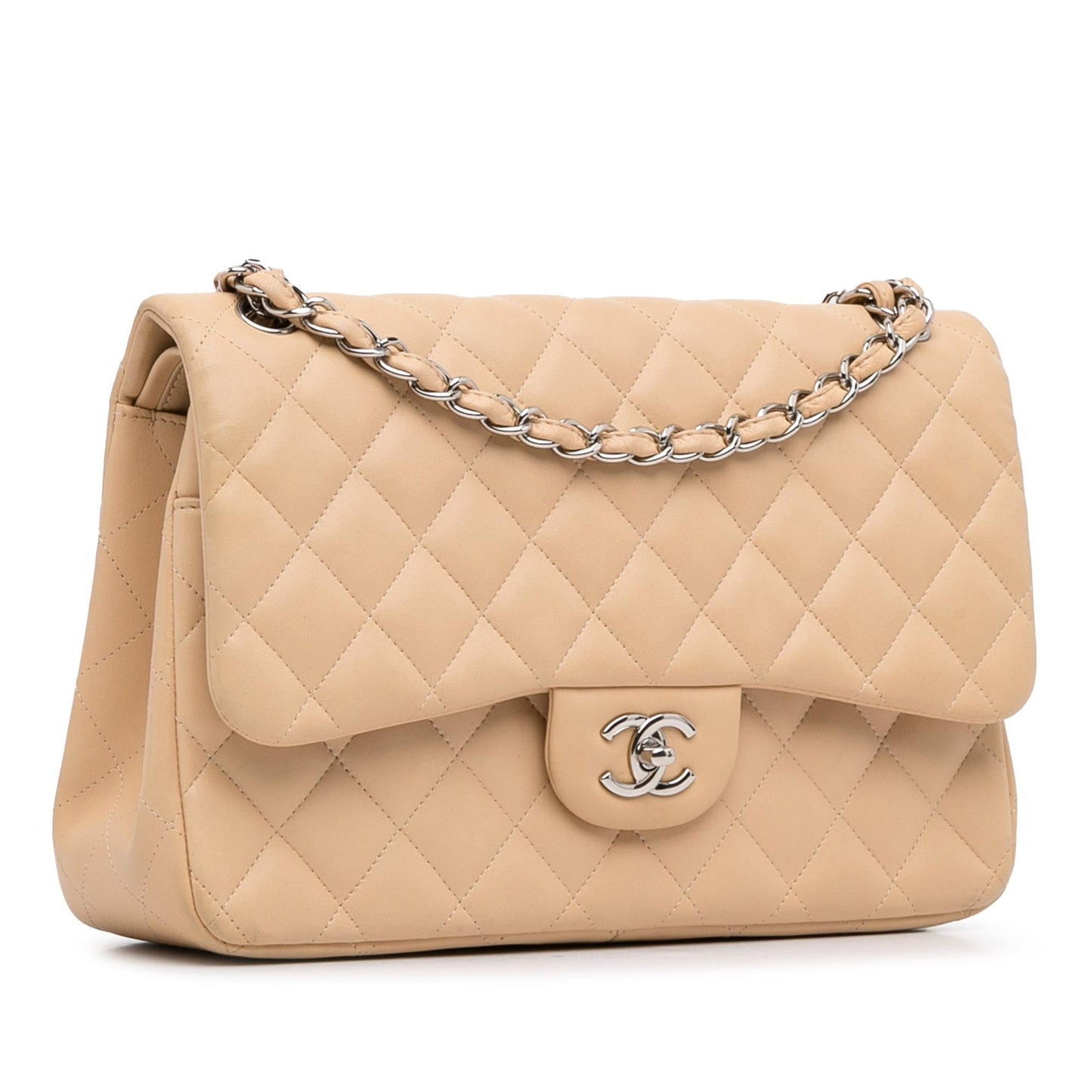 Chanel Jumbo Classic Lambskin Double Flap (SHG-0s6J1b)