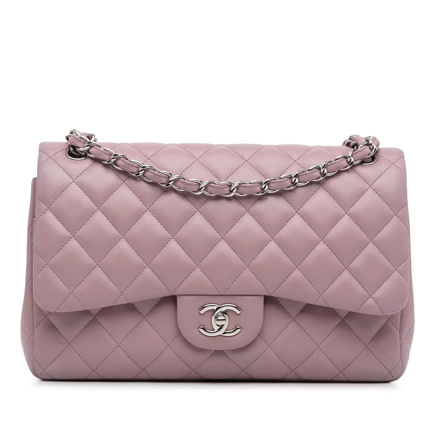 Chanel Jumbo Classic Lambskin Double Flap (SHG-YKf1S1) Shoulder Bag