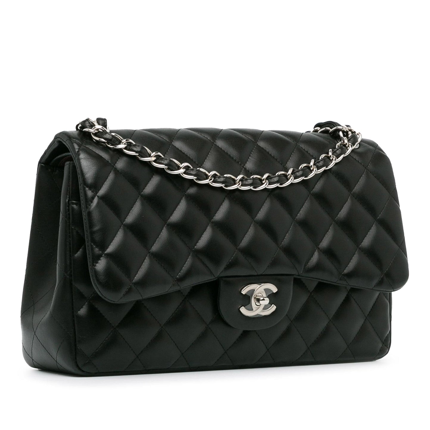 Chanel Jumbo Classic Lambskin Double Flap (SHG-WX0kkI) Shoulder Bag