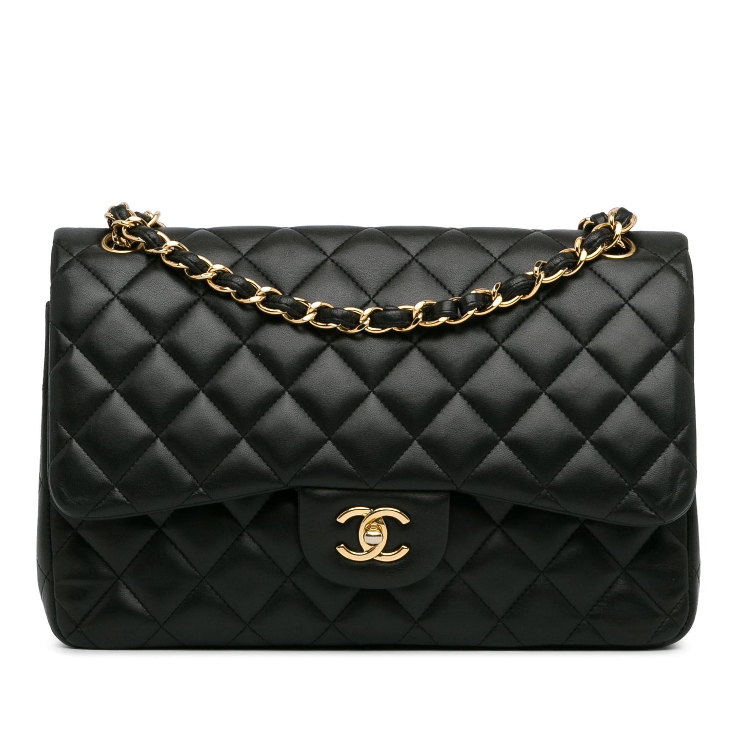 Chanel Jumbo Classic Lambskin Double Flap (SHG-DIrJtq) Shoulder Bag