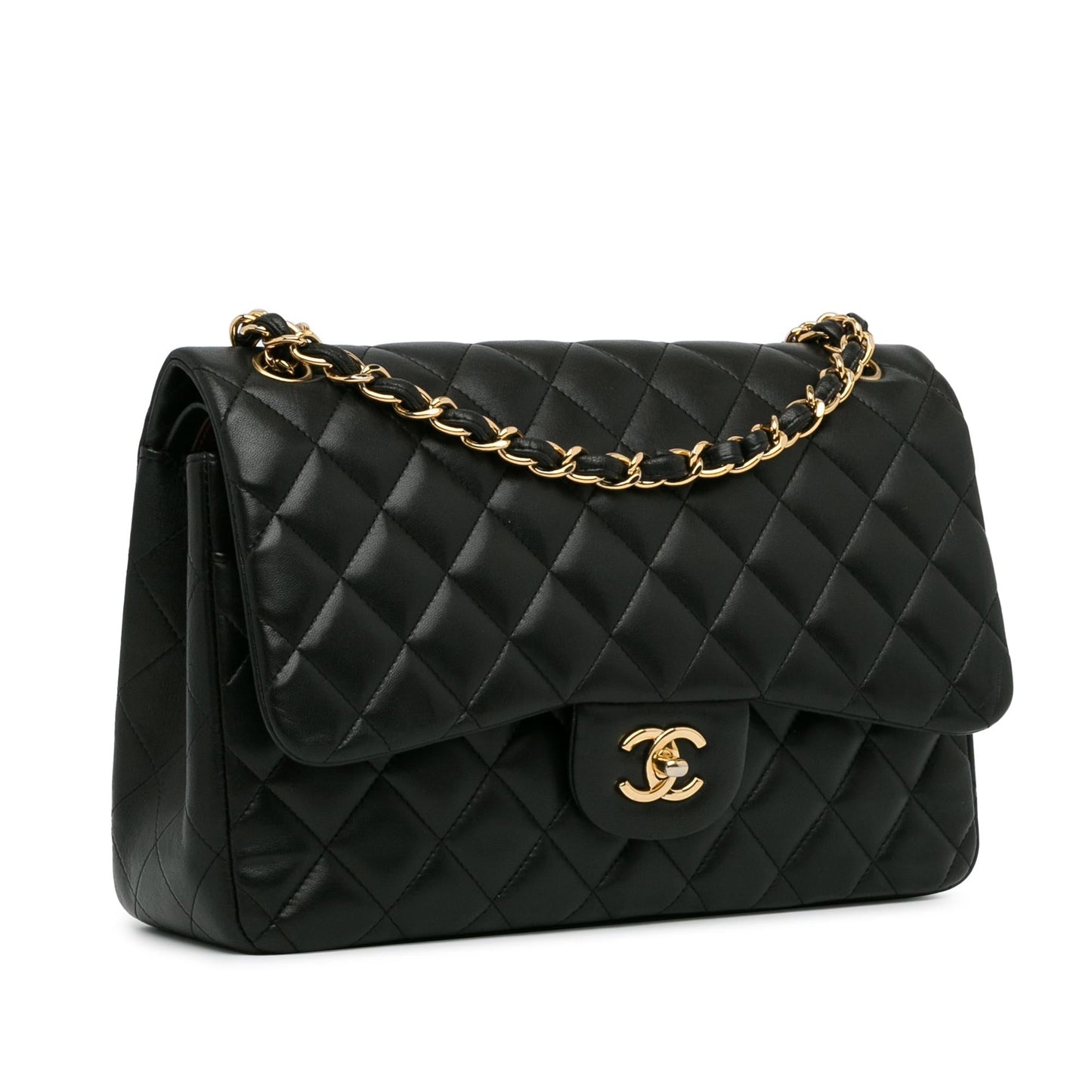 Chanel Jumbo Classic Lambskin Double Flap (SHG-DIrJtq)
