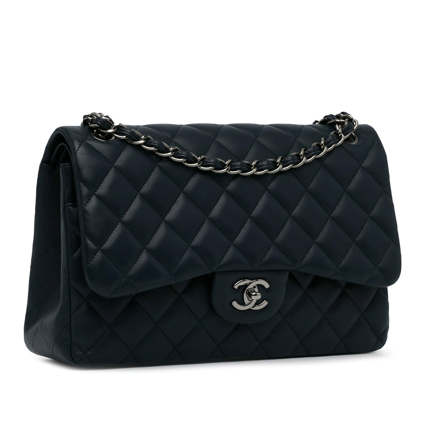 Chanel Jumbo Classic Lambskin Double Flap (SHG-uzDCef) Shoulder Bag