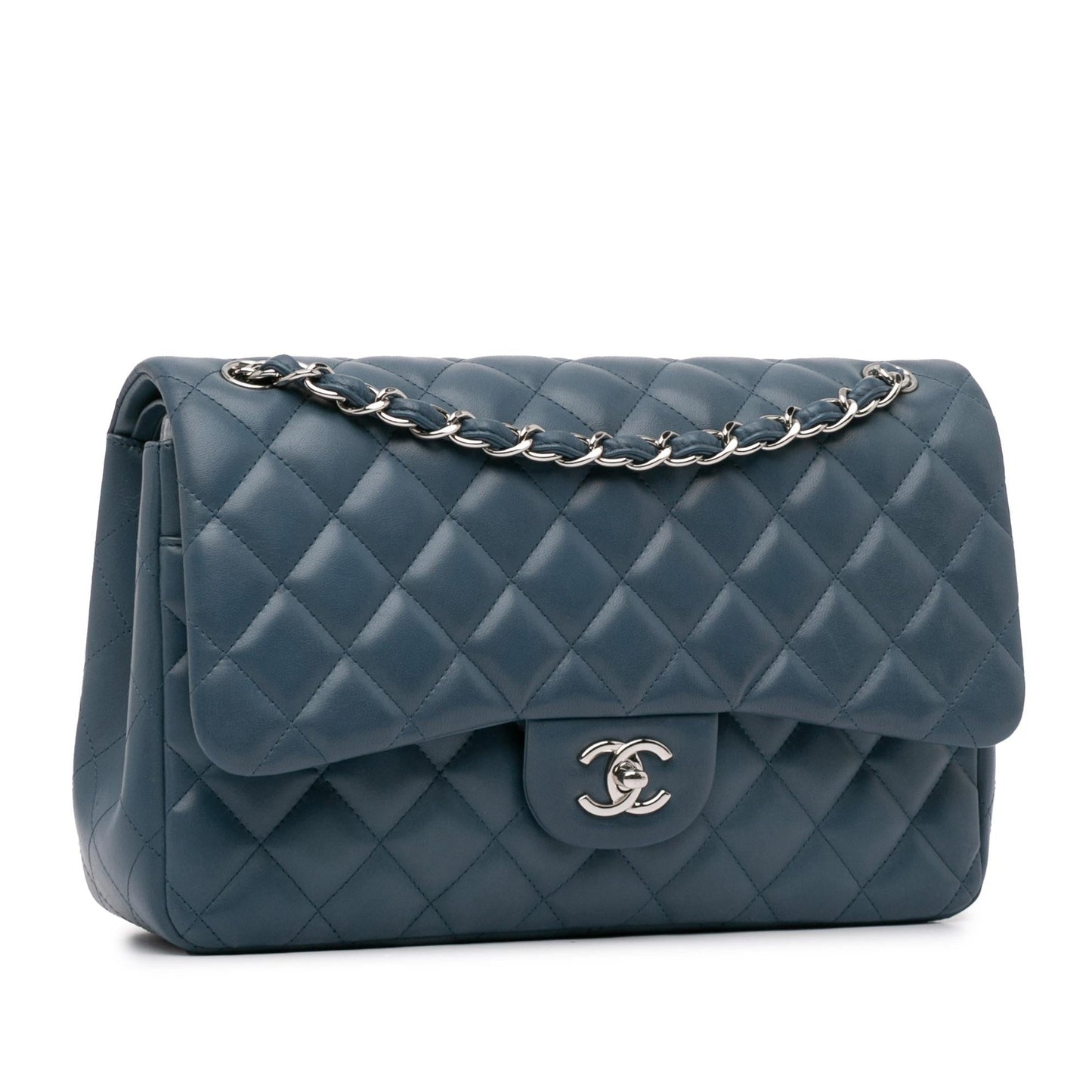 Chanel Jumbo Classic Lambskin Double Flap (SHG-fQmKvN) Shoulder Bag