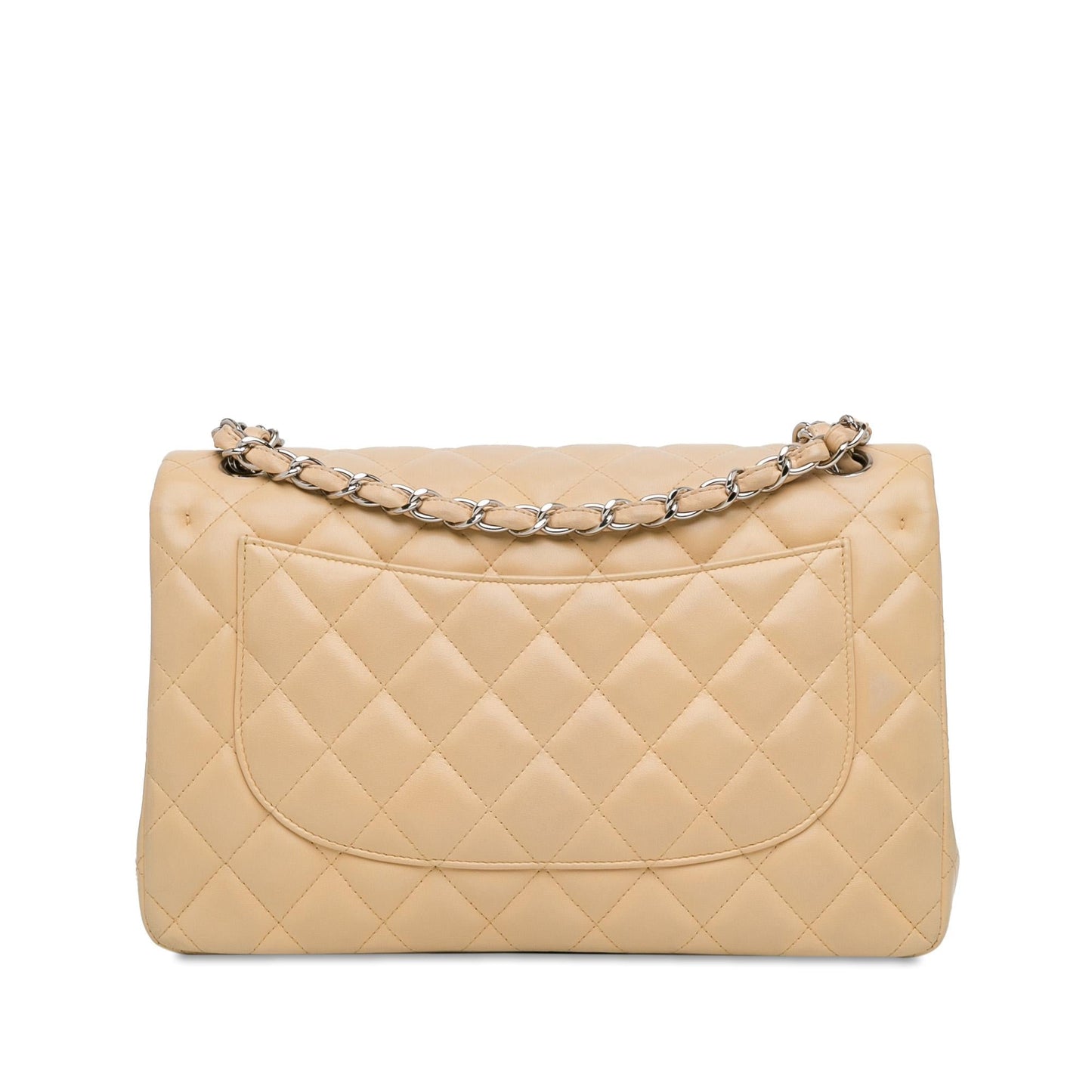 Chanel Jumbo Classic Lambskin Double Flap (SHG-Mqc20h) Shoulder Bag
