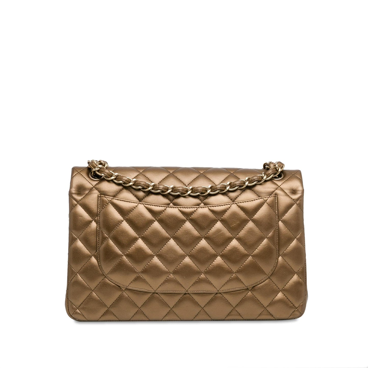 Chanel Jumbo Classic Lambskin Double Flap (SHG-hZQv8E) Shoulder Bag