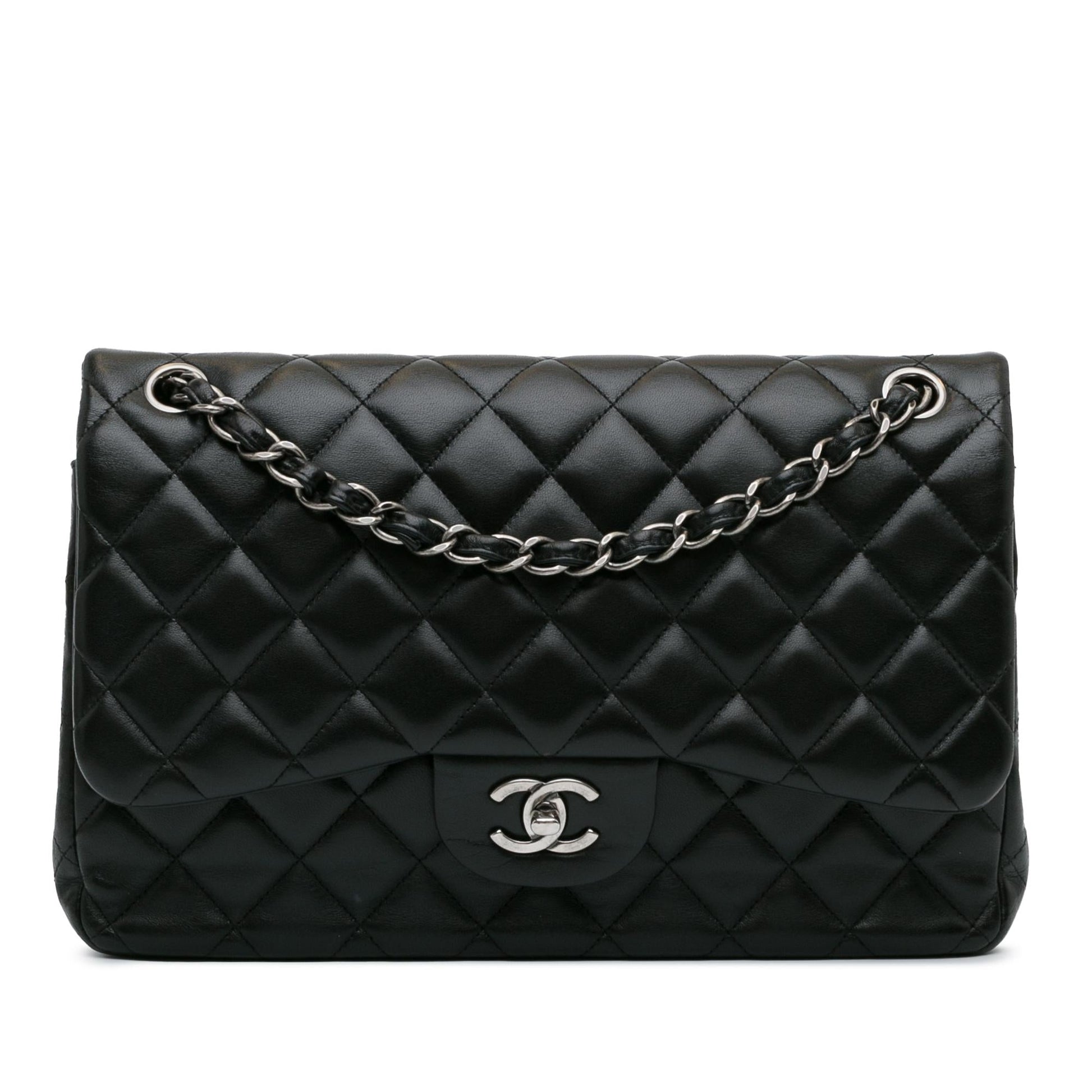 Chanel Jumbo Classic Lambskin Double Flap (SHG-ucgxXa) Shoulder Bag