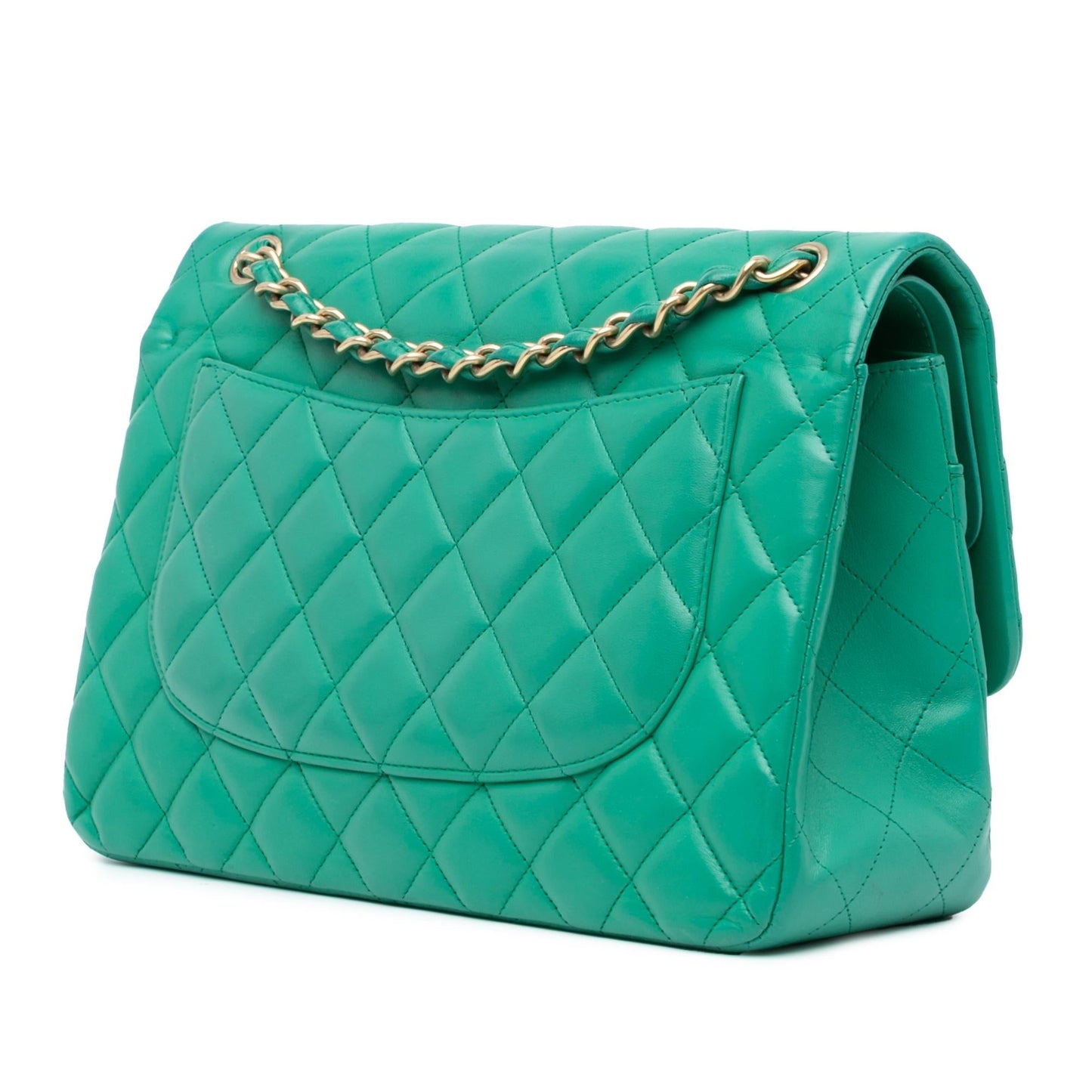Chanel Jumbo Classic Lambskin Double Flap (SHG-cFUSok) Shoulder Bag