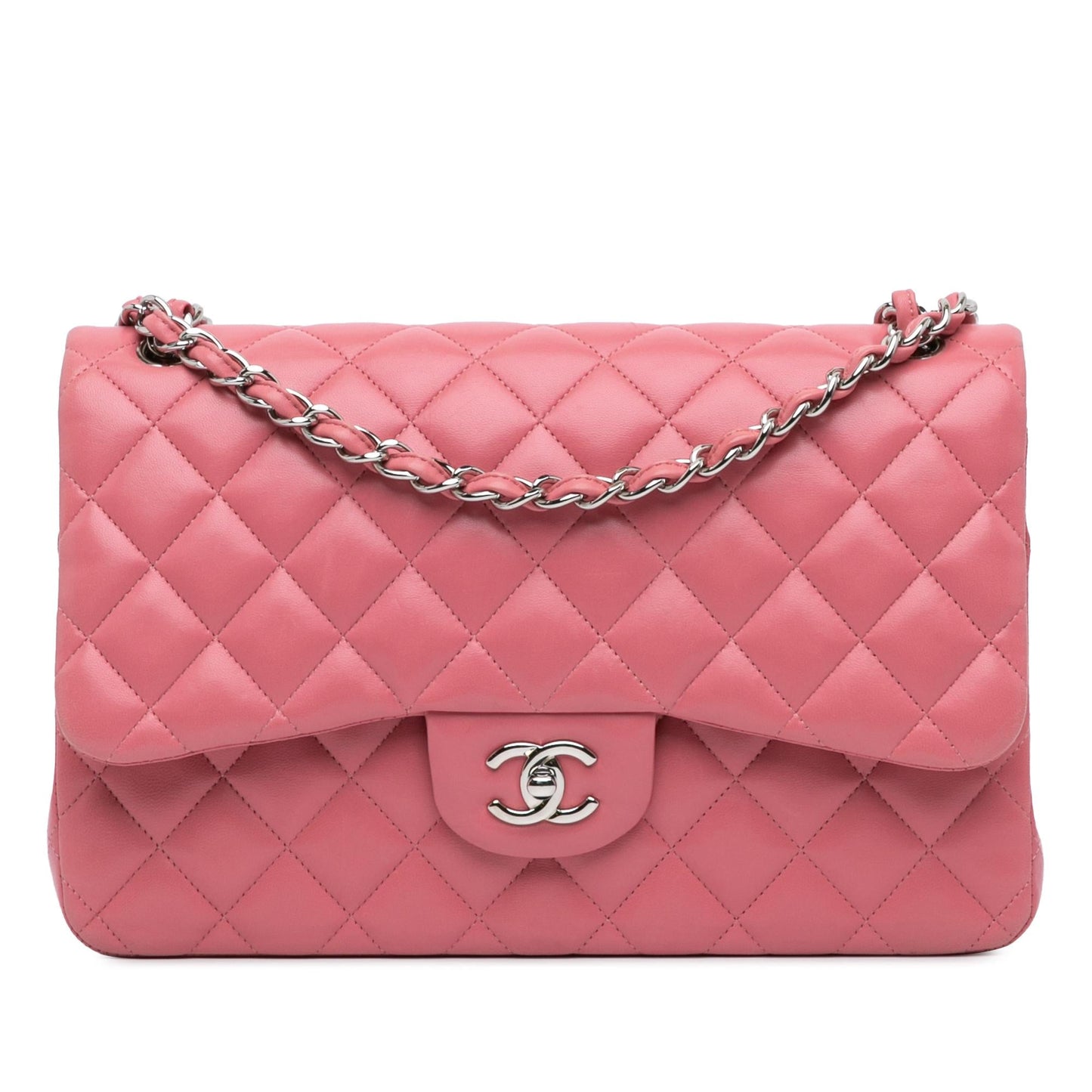 Chanel Jumbo Classic Lambskin Double Flap (SHG-LnGkTD)