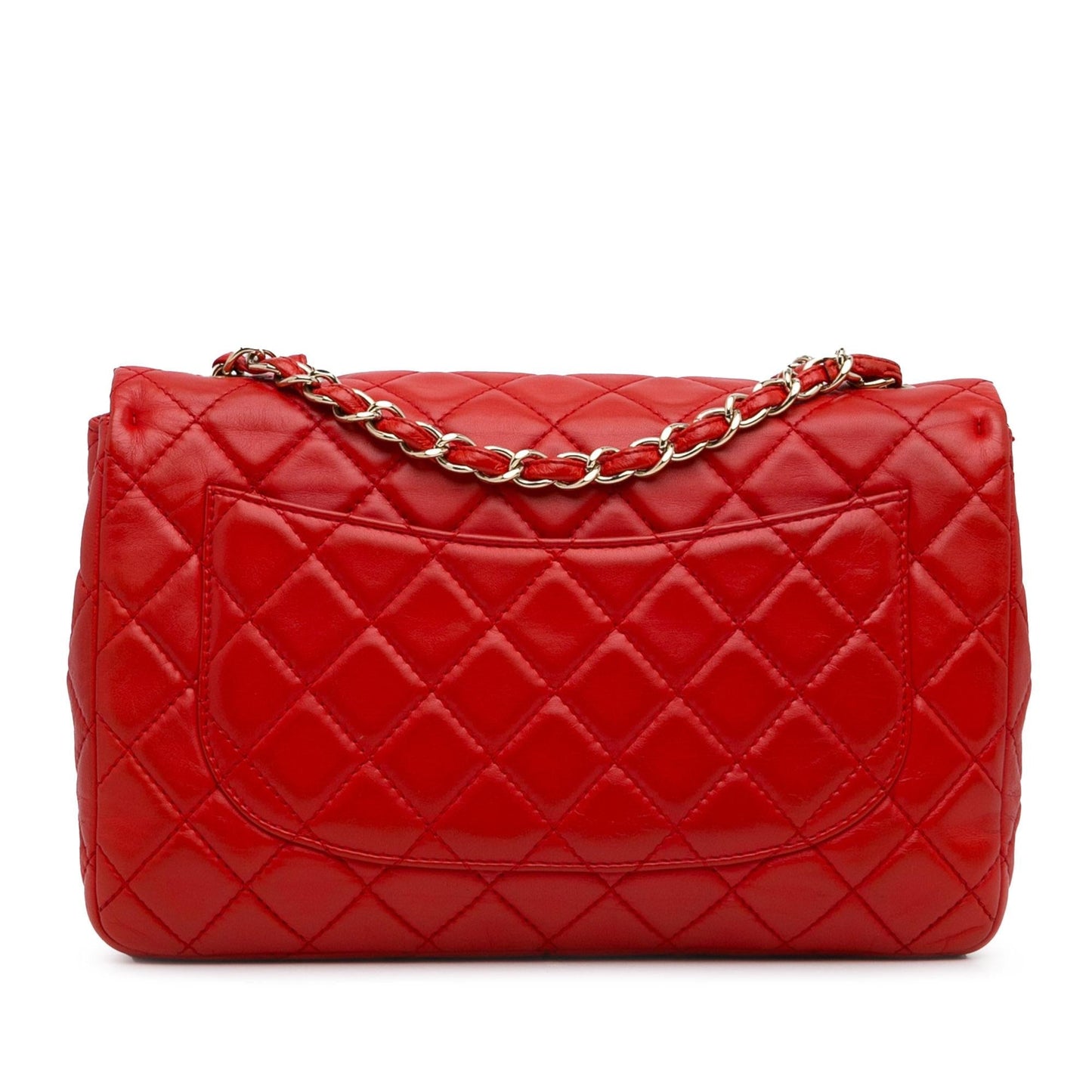 Chanel Jumbo Classic Lambskin Single Flap (SHG-4gCZeR)
