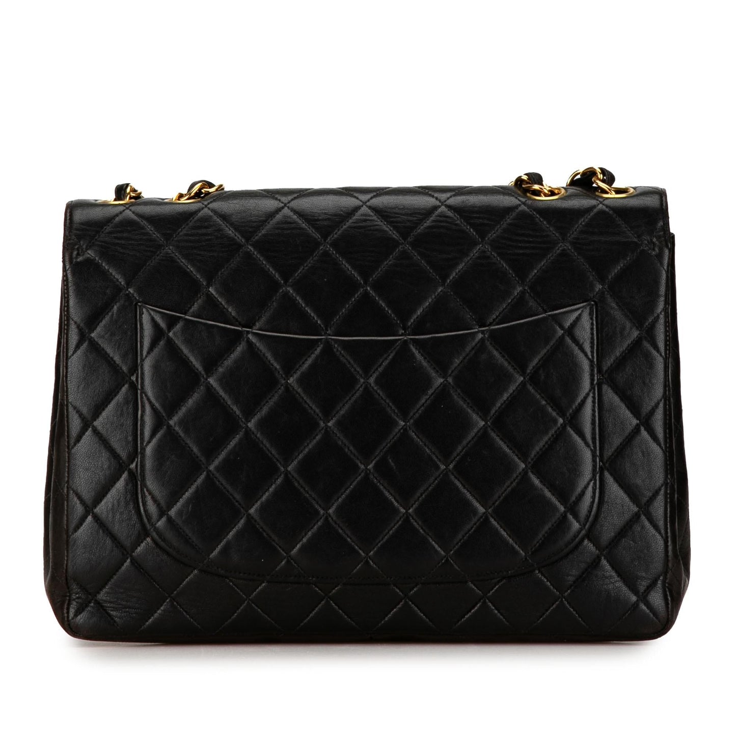 Chanel Jumbo Classic Lambskin Single Flap (SHG-DPt2yY) Shoulder Bag