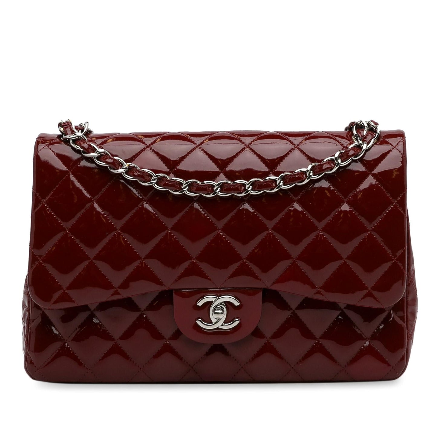 Chanel Jumbo Classic Patent Double Flap (SHG-xpIJe0) Shoulder Bag