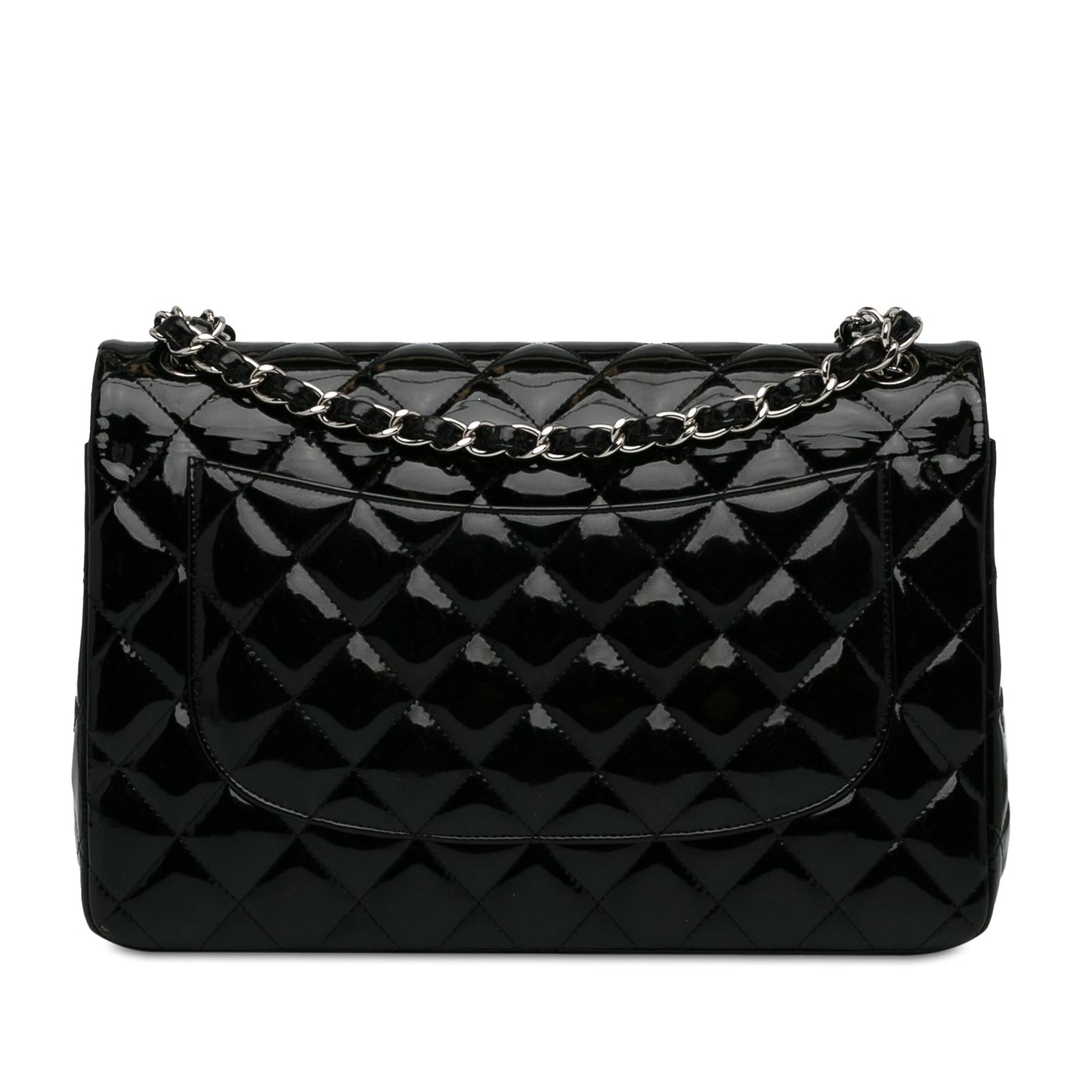 Chanel Jumbo Classic Patent Double Flap (SHG-JL2ojZ) Shoulder Bag