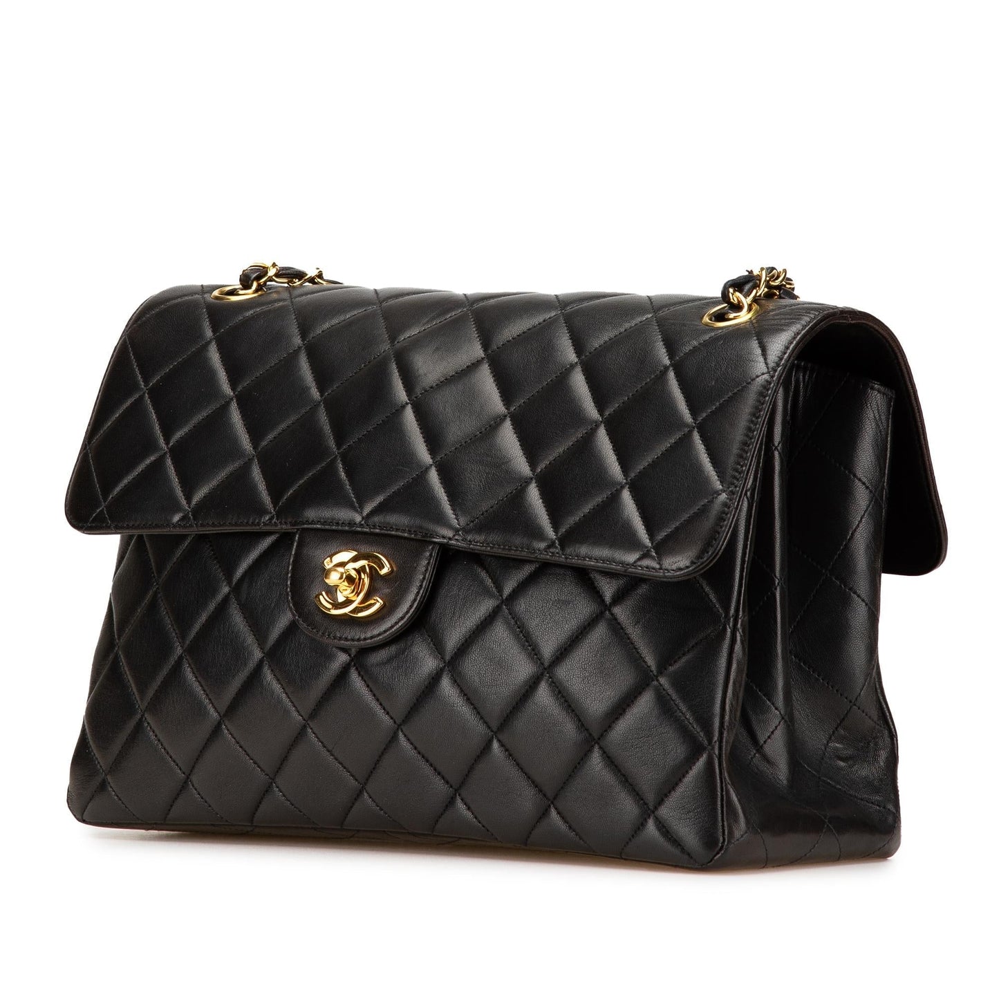 Chanel Jumbo Lambskin Double Sided Flap