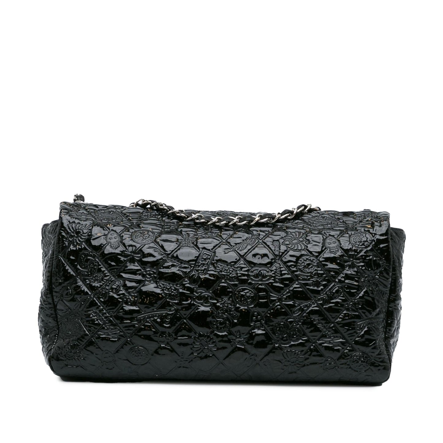 Chanel Jumbo Patent Lucky Symbols Flap (SHG-IatIl6)